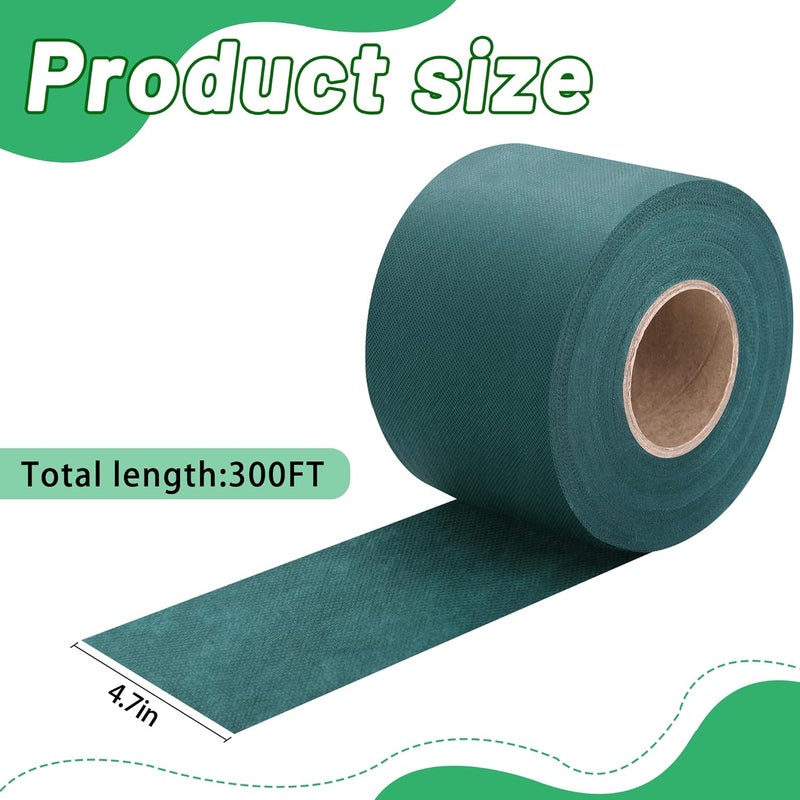 LFUTARI 4.7'' x 300' Larger Tree Protector Wraps, Green Antifreeze Winter Tree Trunk Guard, Reusable Tree Bandage Cover to Keep Plants Warm and Protect Bark from Animal Damage - Image 2